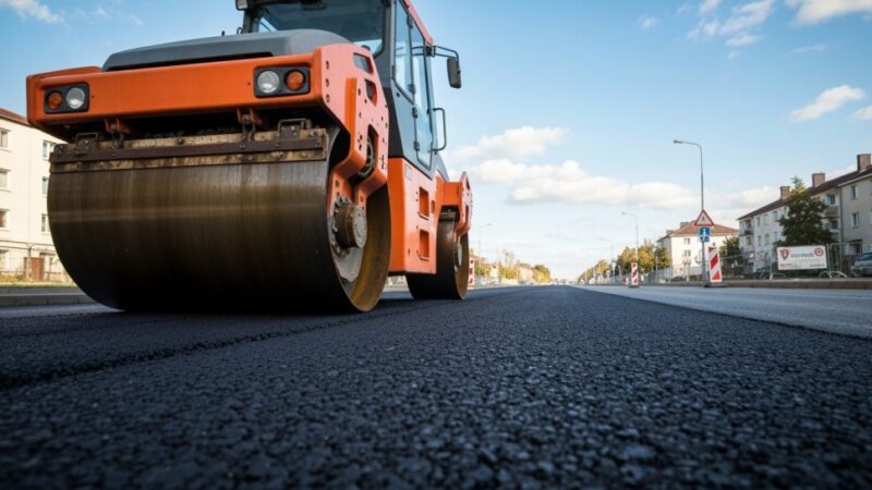 Nowe oświetlenie na ul. Akacjowej – remont w toku
