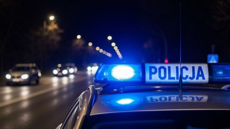 Nietrzeźwy mężczyzna groził nożem, trafił pod dozór policyjny
