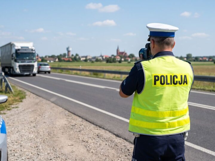 Kontrola drogowa w Lesznowoli: Policja reaguje na przekroczenia prędkości