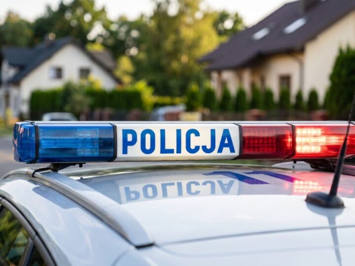 Policjantka edukuje seniorów o bezpieczeństwie na dyżurze w ZUS