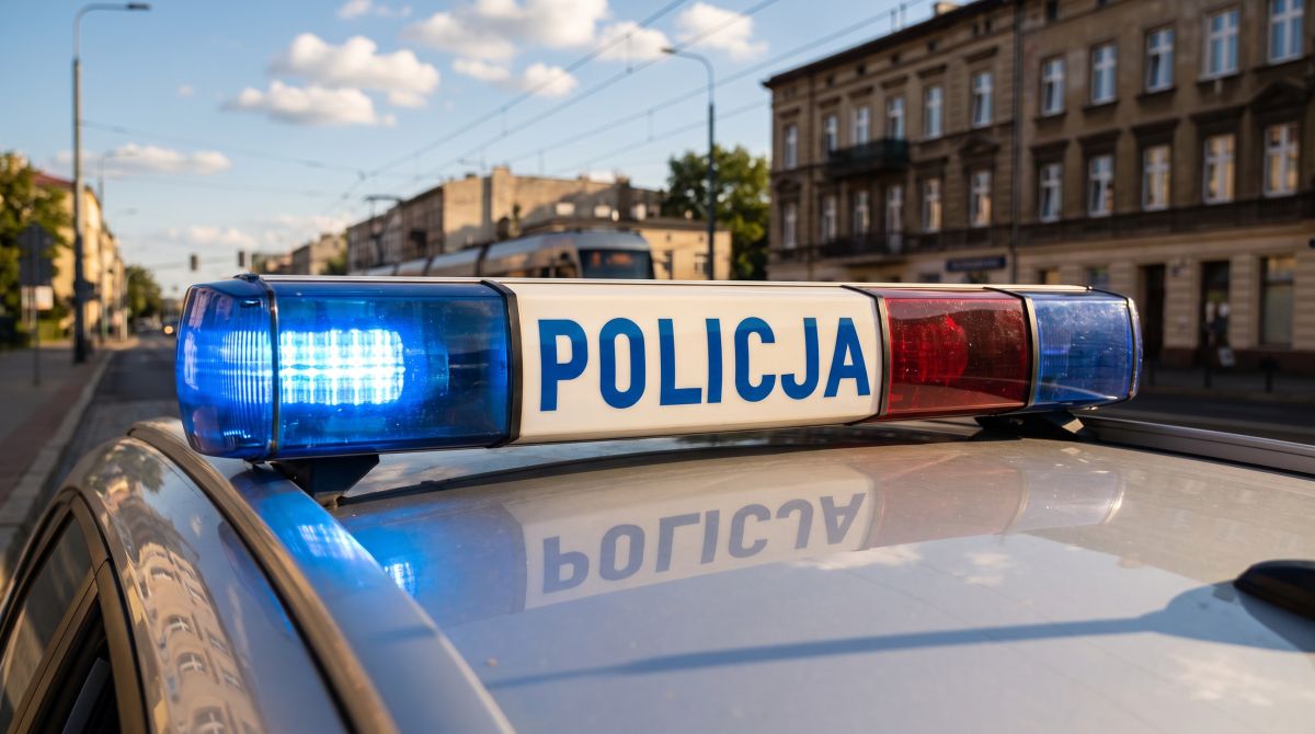 Mężczyzna zignorował czerwone światło i zapory na przejeździe kolejowym